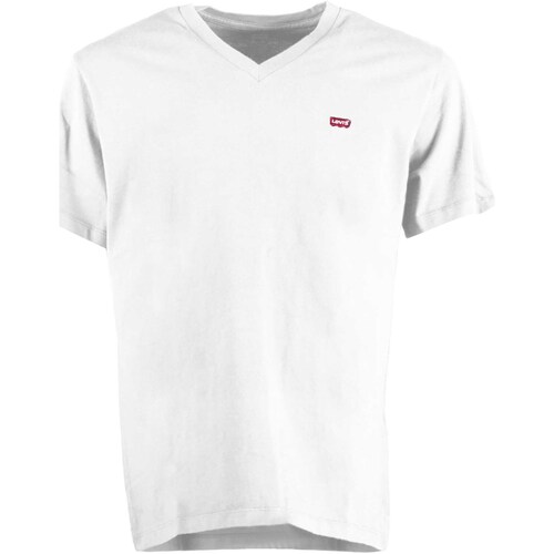 Textiel Heren T-shirts & Polo’s Levi's Original Hm Vneck White Wit