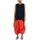 Textiel Dames Broeken / Pantalons Wendy Trendy Pants 800075 - Orange Oranje