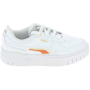 Schoenen Dames Sneakers Puma Cali Dream Brand Love Blanc Orange Wit