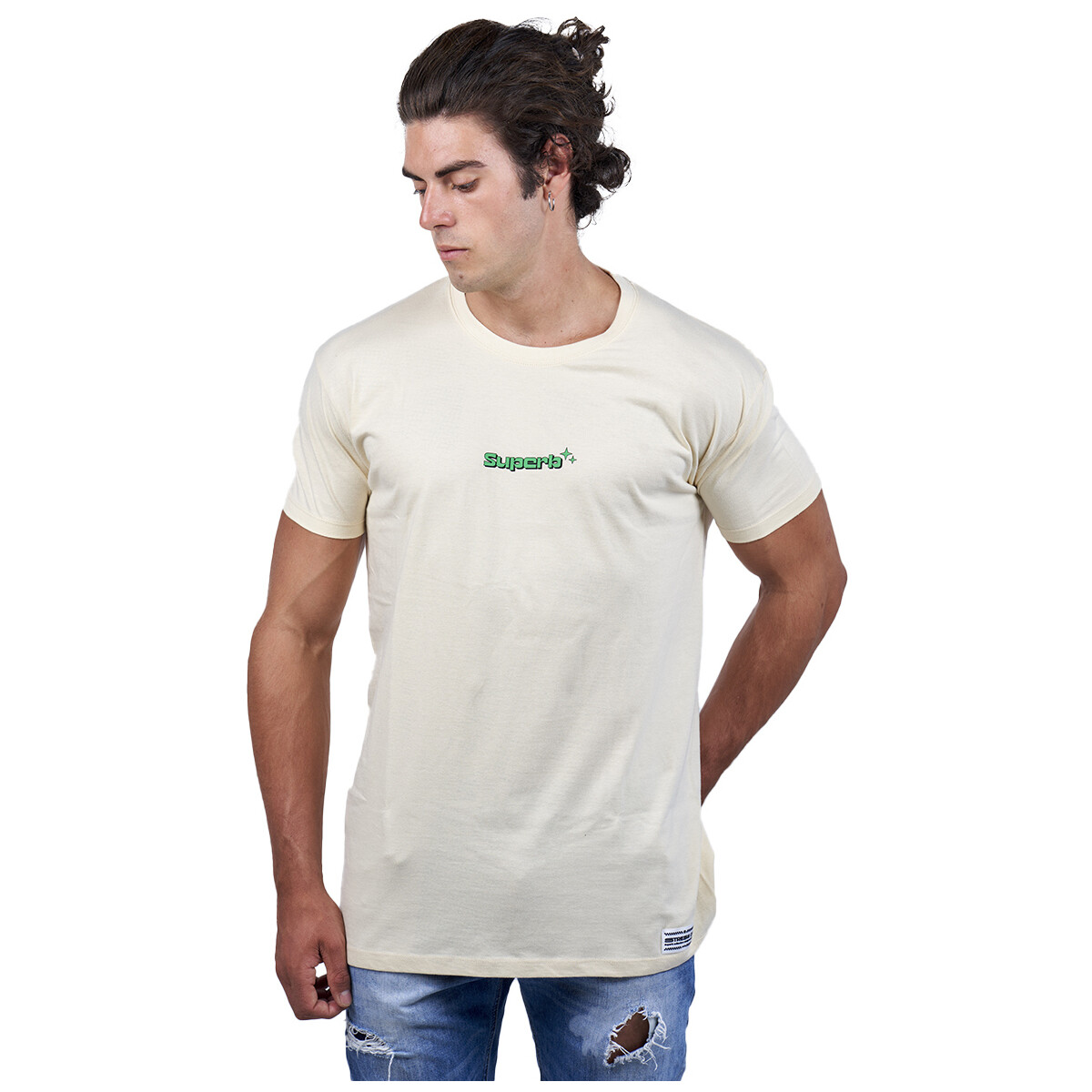 Textiel Heren T-shirts korte mouwen Superb 1982 SO-SPRB02C-SAND Beige