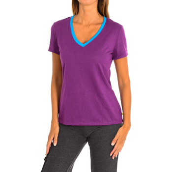 Textiel Dames T-shirts & Polo’s Zumba Z1T00506-LILA Violet