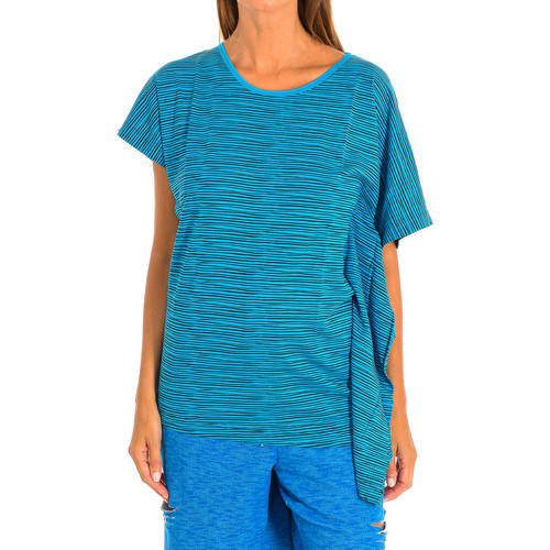 Textiel Dames T-shirts korte mouwen Zumba Z1T00682-AZUL Blauw