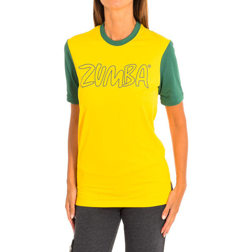 Textiel Dames T-shirts korte mouwen Zumba Z2T00147-AMARILLO Multicolour
