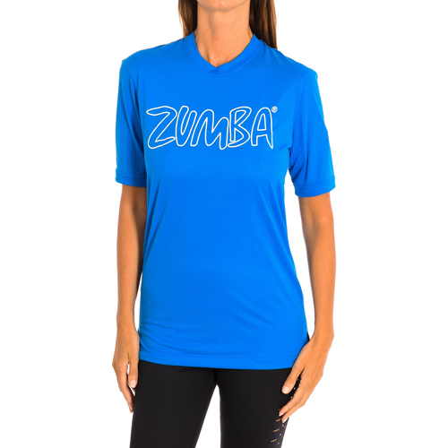 Textiel Dames T-shirts korte mouwen Zumba Z2T00153-AZUL Blauw