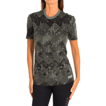 Textiel Dames T-shirts & Polo’s Zumba Z2T00161-NEGRO Multicolour