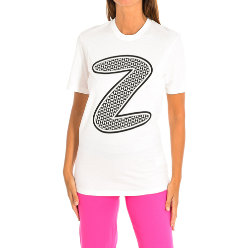Textiel Dames T-shirts korte mouwen Zumba Z2T00164-BLANCO Multicolour