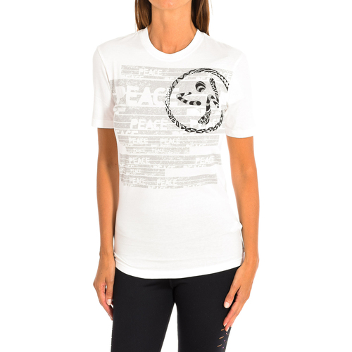 Textiel Dames T-shirts korte mouwen Zumba Z2T00216-BLANCO Multicolour
