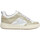 Schoenen Dames Sneakers Semerdjian Chita Cuir Glitter Femme Blanc Platine Wit