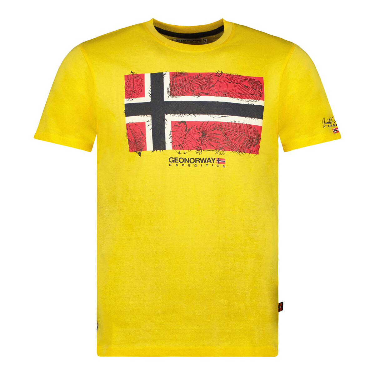 Textiel Heren T-shirts korte mouwen Geo Norway SW1239HGNO-LEMON Geel