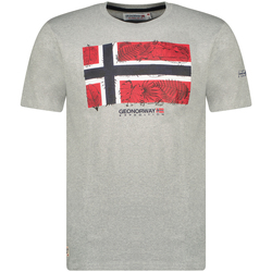 Textiel Heren T-shirts korte mouwen Geographical Norway SW1239HGNO-BLENDED GREY Grijs
