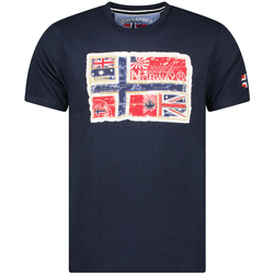 Textiel Heren T-shirts korte mouwen Geographical Norway SW1245HGN-NAVY Blauw