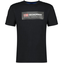 Textiel Heren T-shirts korte mouwen Geographical Norway SW1467HGNO-BLACK Zwart