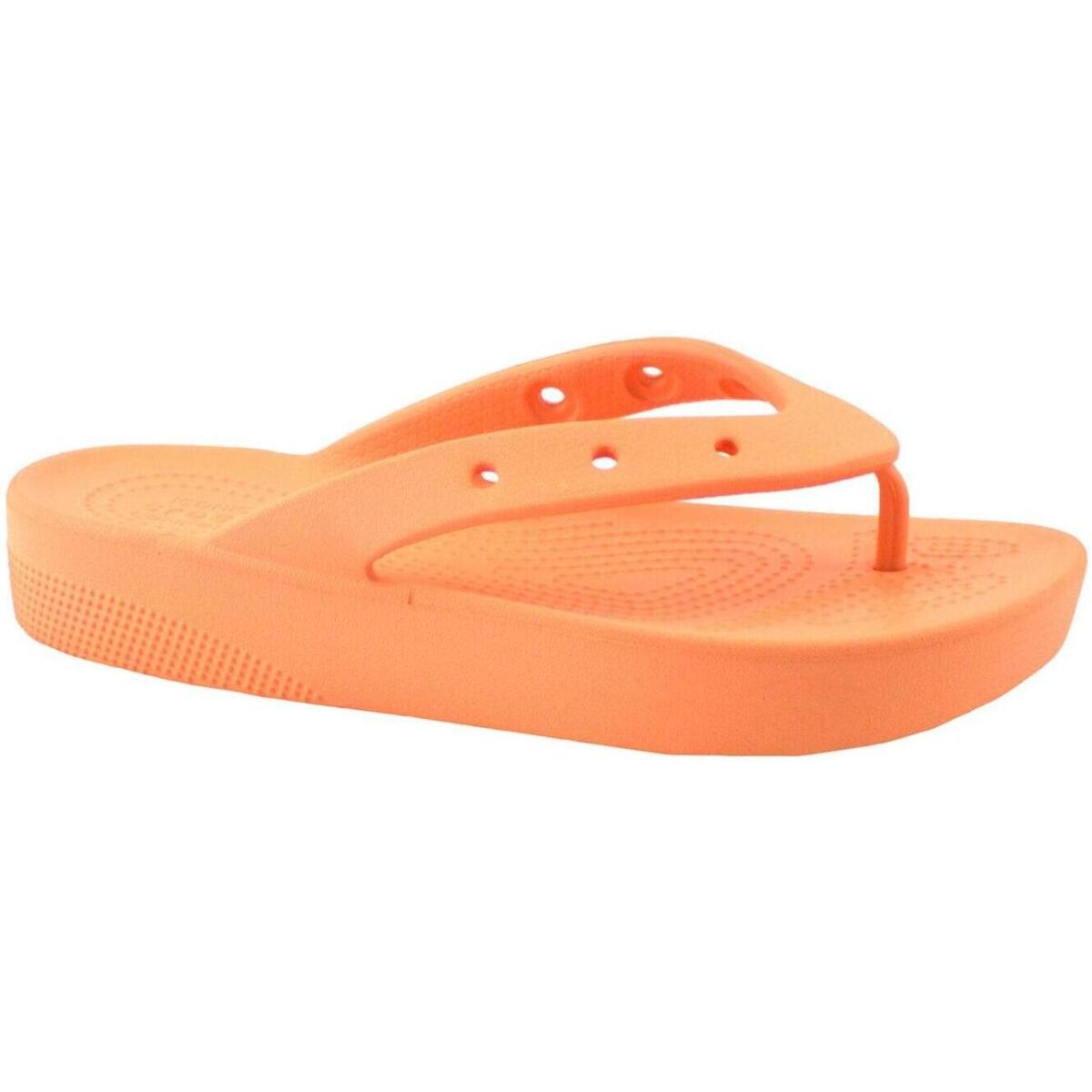 Schoenen Dames Teenslippers Crocs CRO-RRR-207714-PAPA Oranje