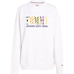 Textiel Dames Sweaters / Sweatshirts Tommy Jeans DW0DW16246 Wit