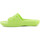 Schoenen Dames Leren slippers Crocs CLASSIC SLIDE LIMEADE 206121-3UH Groen