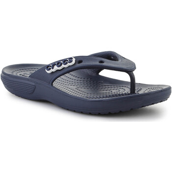 Schoenen Leren slippers Crocs CLASSIC FLIP NAVY 207713-410 Blauw
