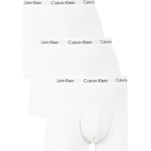 Ondergoed Heren BH's Calvin Klein Jeans Trunk 3-pack Wit