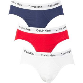 Ondergoed Heren Slips Calvin Klein Jeans Katoenen stretchlegging met 3 pakjes Multicolour