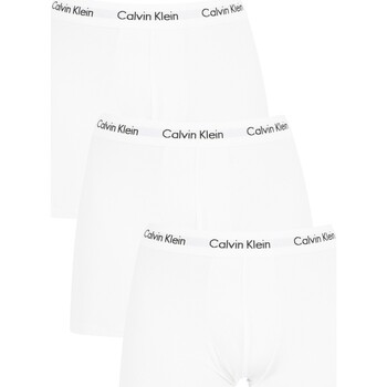 Calvin Klein Jeans Katoenen stretch-boxershorts met 3 pakken Wit