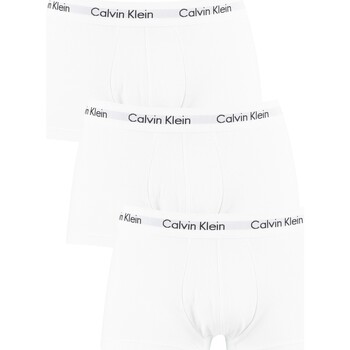 Ondergoed Heren BH's Calvin Klein Jeans Low-rise Trunks met 3 packs Wit
