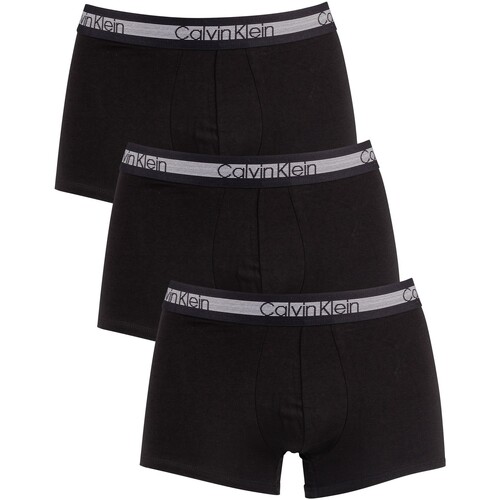 Ondergoed Heren BH's Calvin Klein Jeans Koeling Trunks voor 3 pakken Zwart