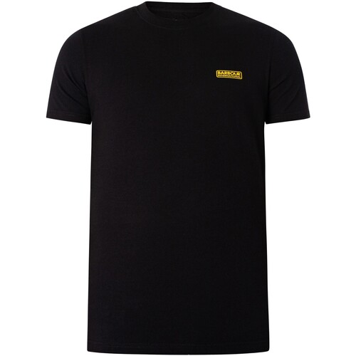 Textiel Heren T-shirts korte mouwen Barbour T-shirt met klein logo Zwart