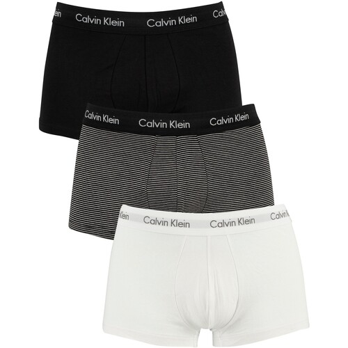 Ondergoed Heren BH's Calvin Klein Jeans Low-rise Trunks met 3 packs Multicolour