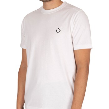 Ma.strum T-shirt met pictogram Wit