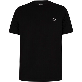 Textiel Heren T-shirts korte mouwen Ma.strum T-shirt met pictogram Zwart