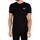 Textiel Heren T-shirts korte mouwen Emporio Armani EA7 Chest Logo T-shirt Zwart