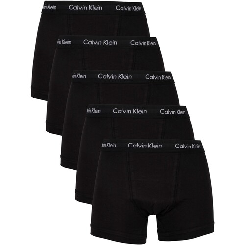 Ondergoed Heren BH's Calvin Klein Jeans 5-pack Trunks Zwart