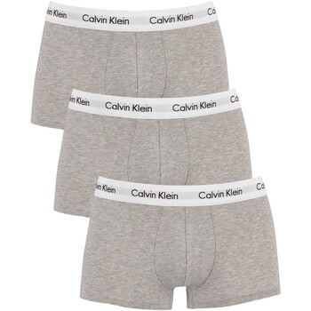 Ondergoed Heren BH's Calvin Klein Jeans Low-rise Trunks met 3 packs Grijs