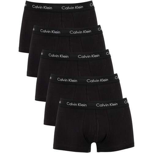 Ondergoed Heren BH's Calvin Klein Jeans 5 pack low-rise trunks Zwart