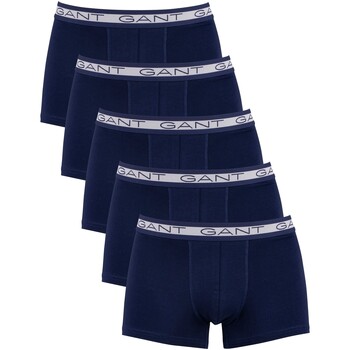Ondergoed Heren BH's Gant Set van 5 Basic Trunks Blauw