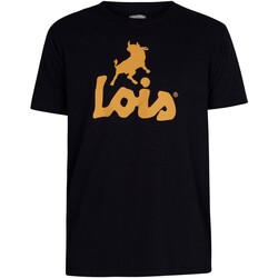 Textiel Heren T-shirts korte mouwen Lois Klassiek T-shirt met logo Blauw