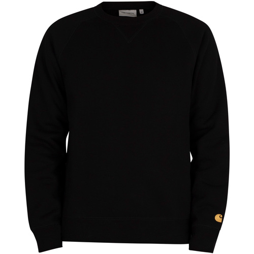 Textiel Heren Sweaters / Sweatshirts Carhartt Sweatshirt met Chase Sleeve-logo Zwart