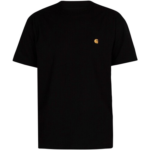 Textiel Heren T-shirts korte mouwen Carhartt Chase T-shirt Zwart