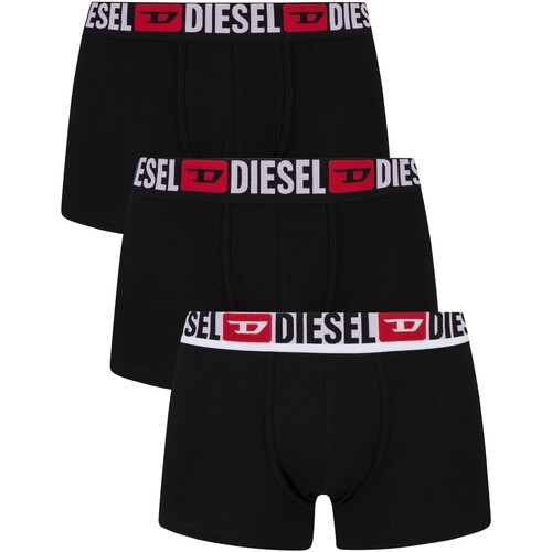Ondergoed Heren BH's Diesel 3-pack Damien Trunks Zwart