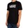 Textiel Heren T-shirts korte mouwen Vans Klassiek T-shirt Zwart