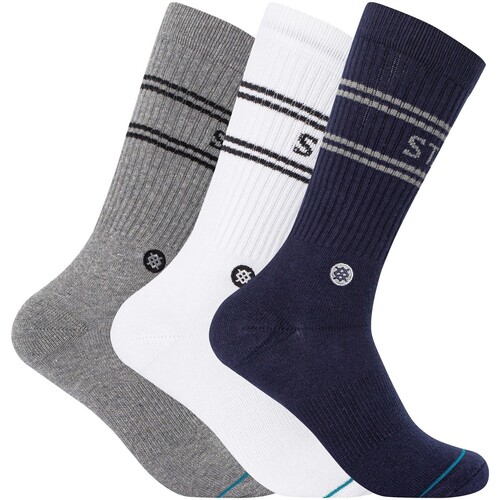 Ondergoed Heren Socks Stance Set van 3 casual basissokken Multicolour