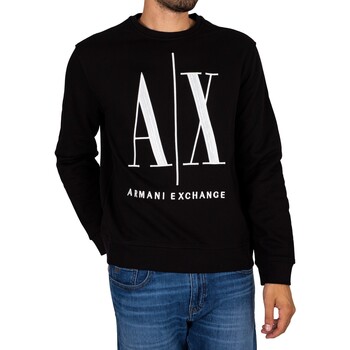 EAX Sweater Geborduurd grafisch sweatshirt