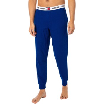 Textiel Heren Pyjama's / nachthemden Tommy Hilfiger Logo Tailleband Pyjamabroek Blauw