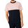 Textiel Heren T-shirts korte mouwen Farah Tony T-shirt met kleurvlakken Multicolour