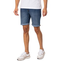 Textiel Heren Korte broeken / Bermuda's Jack & Jones Rick spijkerbroek Blauw