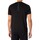 Textiel Heren T-shirts korte mouwen Emporio Armani EA7 Ventus 7 T-shirt met logo op de borst Zwart