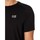 Textiel Heren T-shirts korte mouwen Emporio Armani EA7 Ventus 7 T-shirt met logo op de borst Zwart