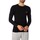 Textiel Heren Pyjama's / nachthemden Emporio Armani T-shirt met lange mouwen en logo op de borst Zwart