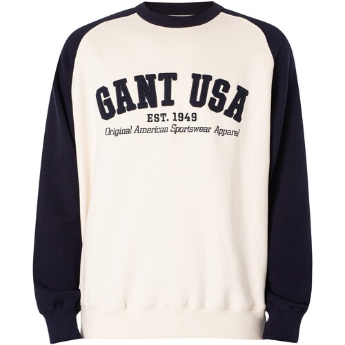 Textiel Heren Sweaters / Sweatshirts Gant VS-sweatshirt Beige