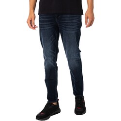 Textiel Heren Bootcut jeans BOSS 634 taps toelopende jeans Blauw