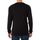Textiel Heren T-shirts korte mouwen Tommy Jeans Klassiek T-shirt met lange mouwen en lineaire borst Zwart